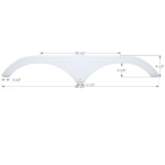 Icon FS2317 Thor Tandem Fender Skirt