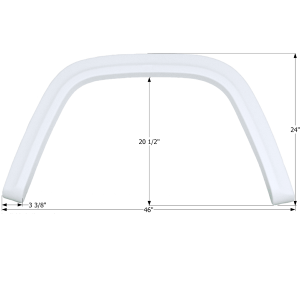 Gulf Stream Single Fender Skirt, Icon FS2375