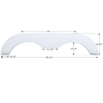 Holiday Rambler Tandem Fender Skirt 70-1/2″, Icon FS2392