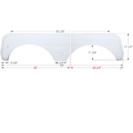 Icon FS2621 Fender Skirt 68″