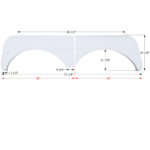 Tandem Fender Skirt 71-1/4″