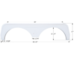 Tandem Fender Skirt 68-1/