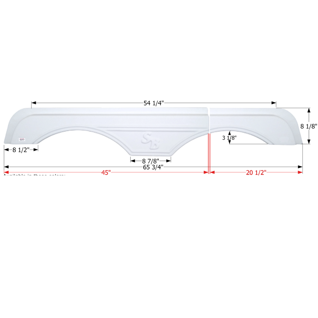Fender Skirt 65-3/4″ Icon FS2653