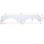 Tandem Fender Skirt 67″