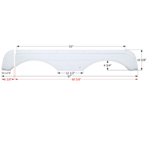 Tandem Fender Skirt 67″