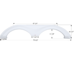 Evergreen Tandem Fender Skirt Icon FS2695