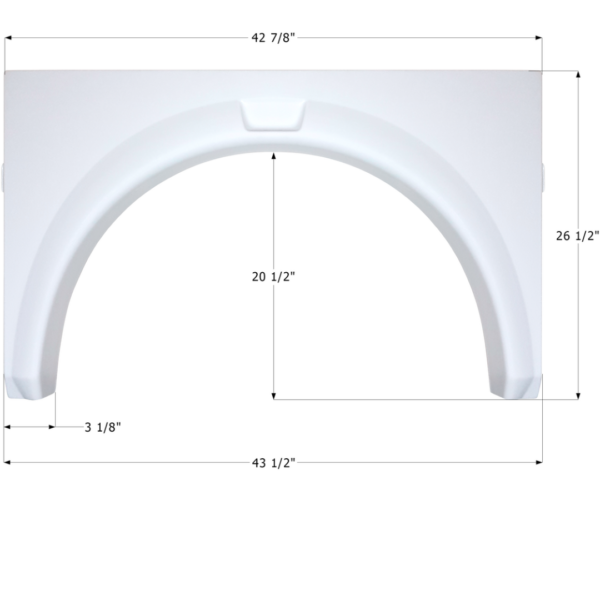 Coachmen Class A Single Axle Fender Skirt, Icon FS2802