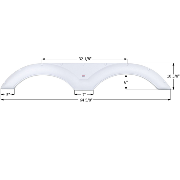 Cruiser Tandem Fender Skirt, Icon FS2850