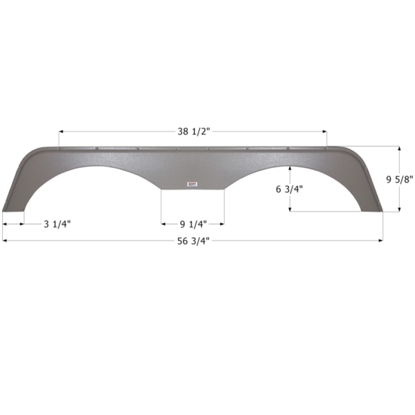Forest River Tandem Fender Skirt 56-3/4″, Icon FS4059