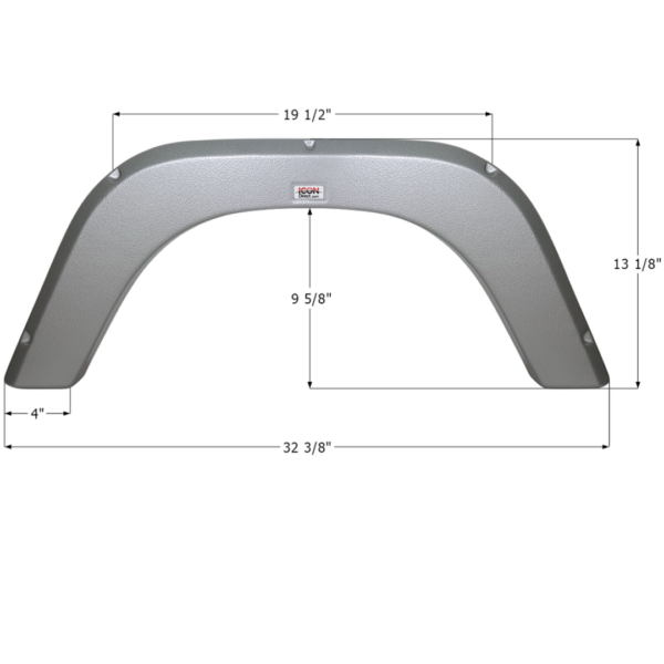 Forest River Single Fender Skirt, Icon FS4132
