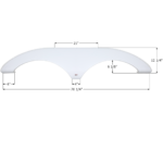 Starcraft Tandem Fender Skirt 70-1/4", Icon FS4133