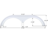 Forest River Surveyor Tandem Fender Skirt, Icon FS4954