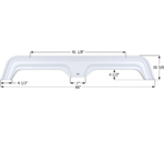 Extreme RV Tandem Fender Skirt Icon FS5256