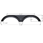 Forest River Tandem Fender Skirt Icon FS5315