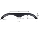 Pacific Coachworks Tandem Fender Skirt