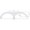 Keystone Tandem Axle Fender Skirt, Icon FS6089