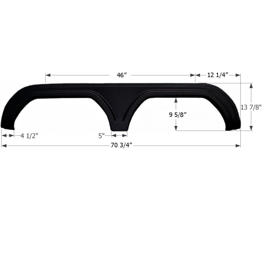 Gulf Stream Travel Trailer Fender Skirt 70-3/4″, Icon FS764