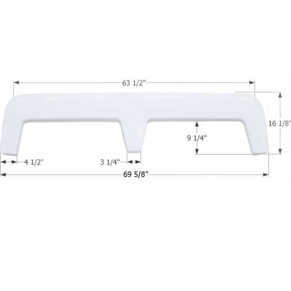 Travelaire Travel Trailer Fender Skirt, Icon FS766