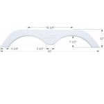 R-Vision Travel Trailer Fender Skirt 65″, Icon FS775