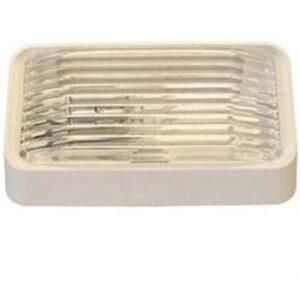 RV Porch Light White Base Without Switch, GSAM4017