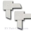 Hehr RV Window Screen Corner 2/Pk - White Square H110-238-41