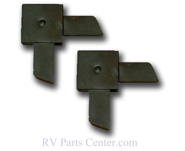 Hehr RV Window Screen Corner 2/Pk - Black Square H110-238