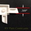 Hehr RV Window Screen Corner 2/Pk - Black Square H110-238
