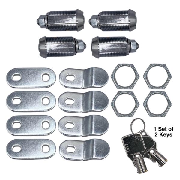 Lock Cylinder Pack Of 4 2 Keys, RV Designer L328