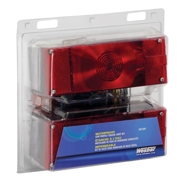 Low Profile Boat Trailer Wiring and Light Kit By Wesbar, Wesbar 7509 (007509)