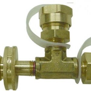 Brass Tee for Two, Marshall ME413P Brass Tee for Two, Marshall ME413P