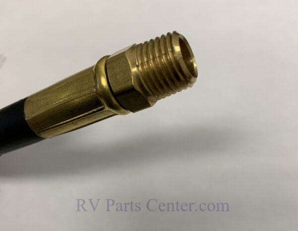 Pigtail Hose 15 inch High Pressure Pigtail Hose 1/4 inch MNPT, MER426-15