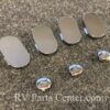 Mounting Screw Caps for Model 2030, Chrome, Velvac 748346