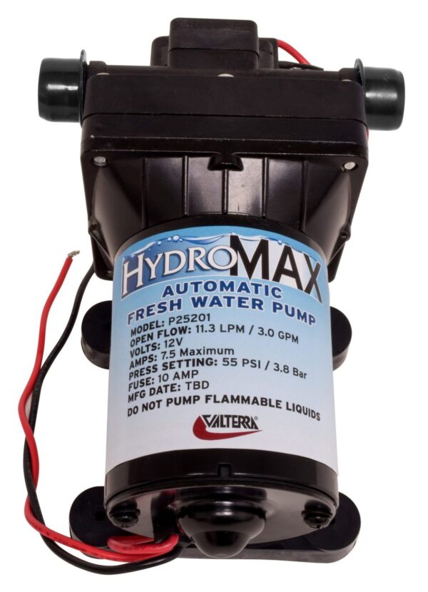 HydroMAX RV Water Pump 3 GPM, 55 PSI, Valterra P25201