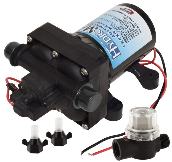 HydroMAX RV Water Pump 3 GPM, 55 PSI, Valterra P25201