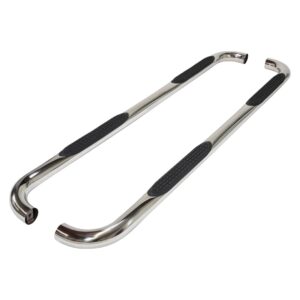 Polished Round Tube Nerf Bar Stainless Steel, TrailFX, A0031S Polished Round Tube Nerf Bar Stainless Steel, TrailFX, A0031S