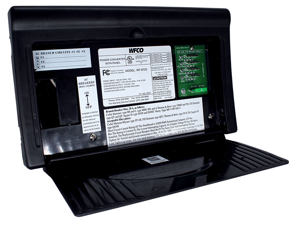 Power Converter 25 Amp Rating, WFCO WF-8725-AD