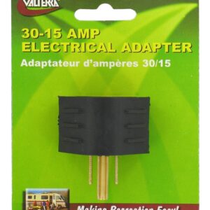 Power Cord Adapter 30 Amp Black, Valterra A10-0014VP