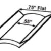 3/4 inch x 50 foot Vinyl Insert Black, JR Products 11261