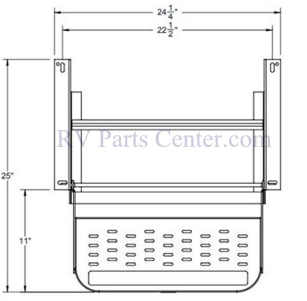 20 inch Single Camper Step, Stromberg Carlson SMFP-1220