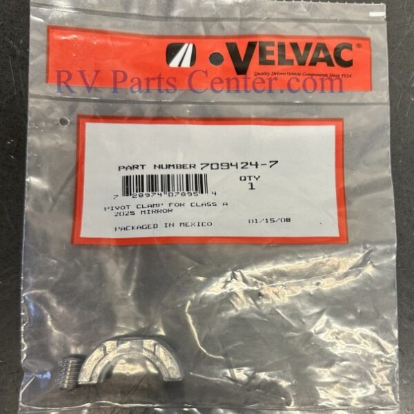 RV Mirror Arm Pivot Clamp Only, Velvac 709424-7