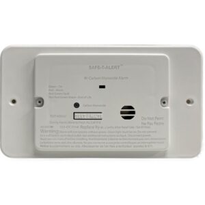 RV Motorhome 12 Volt Carb Monoxide Detector Flush Mount, MTI Industries 62-542-WT-TR RV Motorhome 12 Volt Carb Monoxide Detector Flush Mount, MTI Industries 62-542-WT-TR