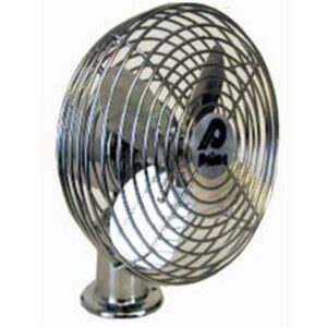 Heavy Duty Two Speed Chrome 12 volt RV Motorhome Fan, Prime Products 06-0850