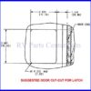 Travel Trailer Lock Chrome, Wesco 43610-00