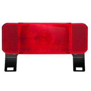 RV Tail Light with Red Lens, Black Base, Diver Side, Optronics RVSTB61P RV Tail Light with Red Lens, Black Base, Diver Side, Optronics RVSTB61P