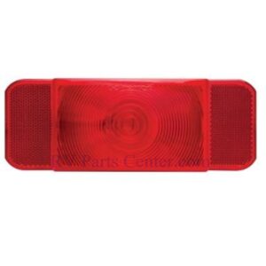 RV Tail Light with Red Lens, Black Base, Passenger Side, Optronics RVSTB60P RV Tail Light with Red Lens, Black Base, Passenger Side, Optronics RVSTB60P
