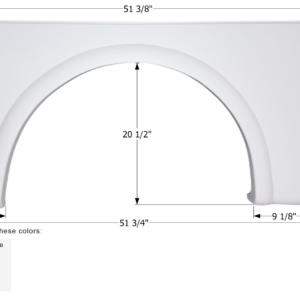 Damon Class A Single Skirt Right (Passenger Side) 51-3/4", Icon FS2818 Damon Class A Single Skirt Right (Passenger Side) 51-3/4", Icon FS2818