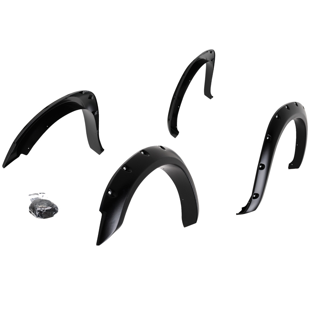 Set of 4 Fender Flare Bolt On Style, TrailFX, PFFD3004T