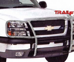 Stainless Steel Polished Grille Guard, TrailFX, 1530344111