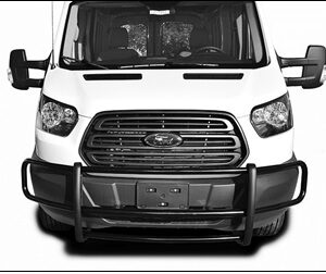 Steel Grille Guard Gloss Black, TrailFX, E0027B