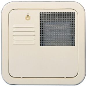Door, Suburban 6 Gallon - Flush Mount, Col White 6255ACW